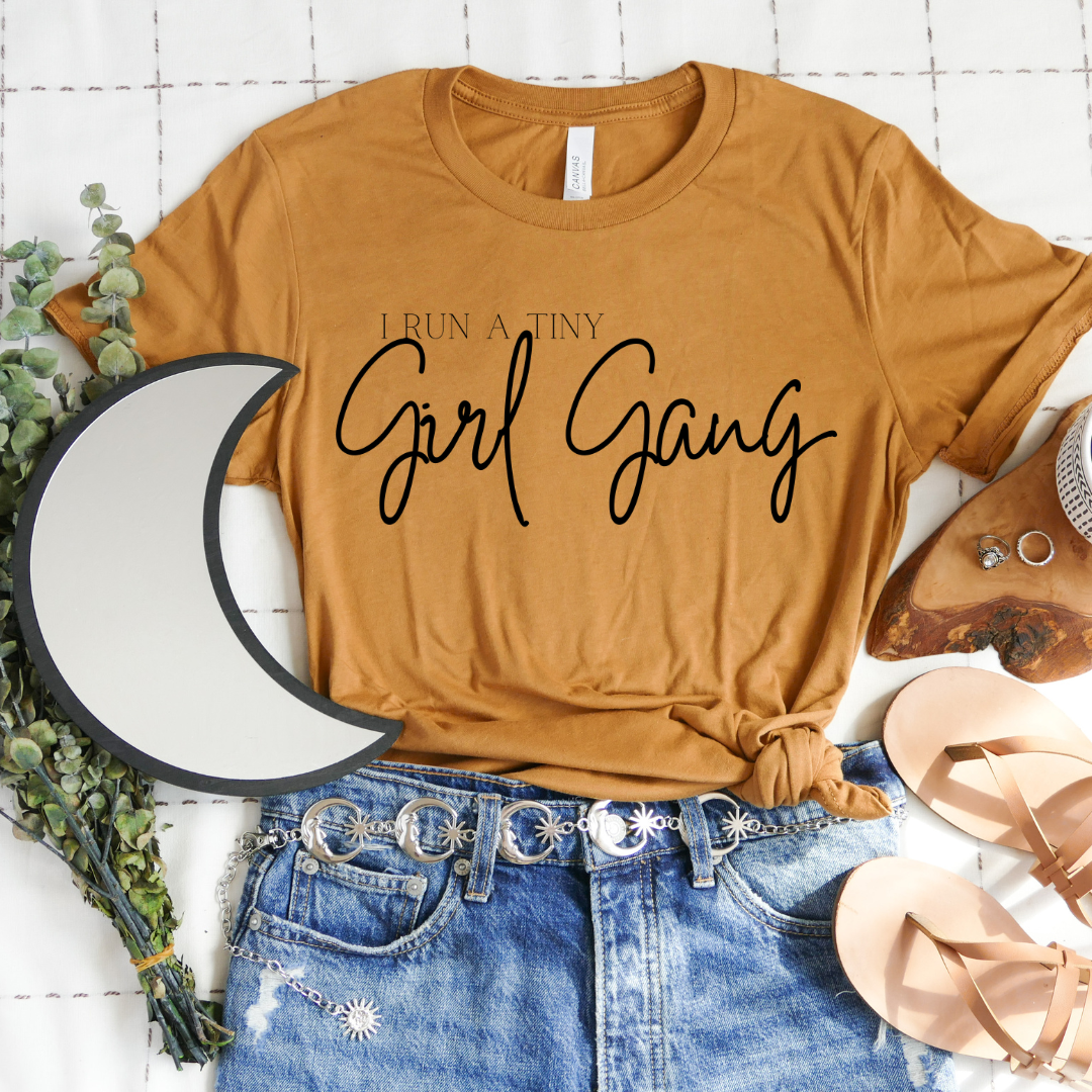 I run a girl gang discount t shirt